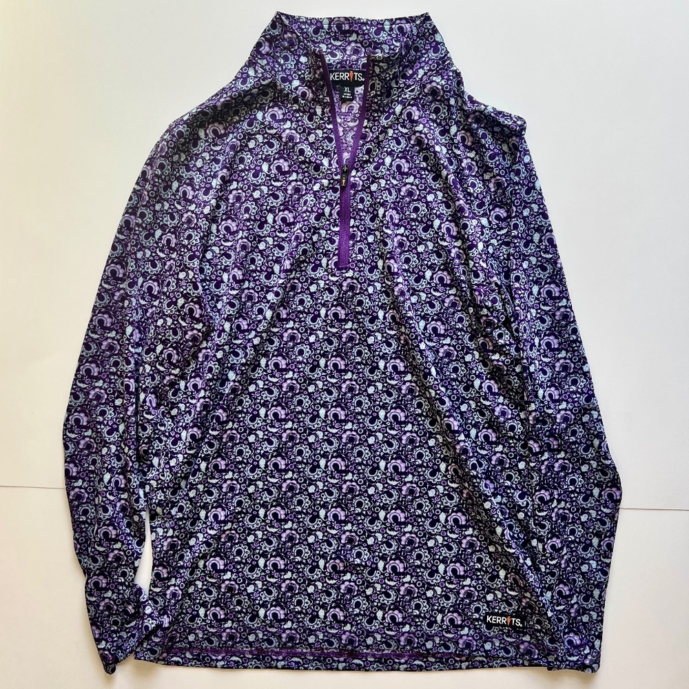 Kerrits Kids Summer Ride Ice Fil Long Sleeve Equestrian Shirt